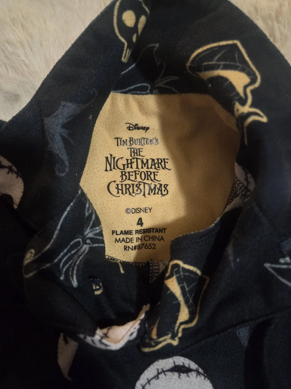 Boys 4T Nightmare Before Halloween Matching Pajama Set